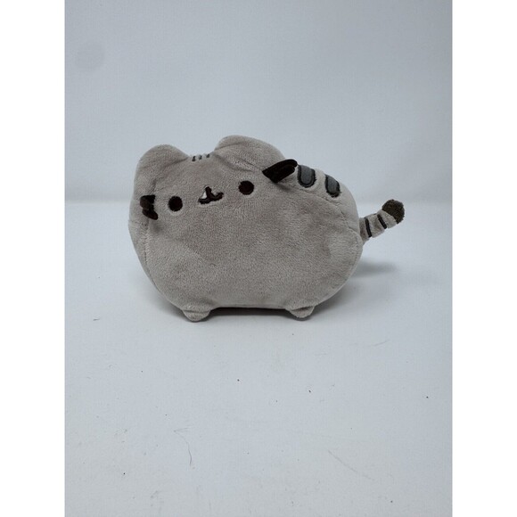 Gund Pusheen Adorable Cat Small Plush Stuffed Animal Toy 6"x4” Gray - Picture 1 of 5